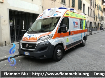 Fiat Ducato X290
Misericordia San Giovanni Valdarno
Ambulanza d'emergenza
Allestimento Alessi Becagli
Sigla 118 Mike 297
Parole chiave: Fiat Ducato_X290 Ambulanza Misericordia San_Giovanni_Valdarno