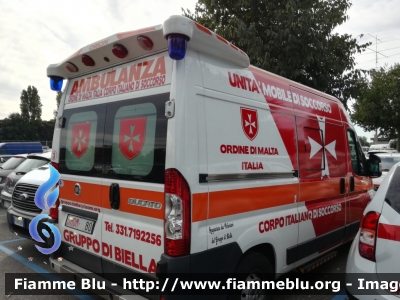 Fiat Ducato X250
Sovrano Militare Ordine di Malta
Raggruppamento Piemonte e Valle d'Aosta
Gruppo di Biella
SMOM 80
Parole chiave: Fiat_Ducato Ambulanza CISOM_Piemonte SMOM80 Reas_2017