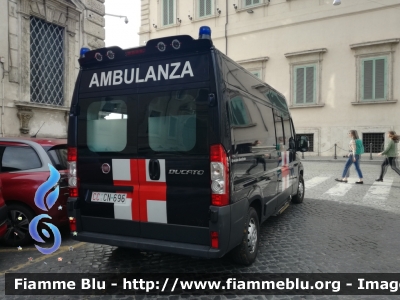 Fiat Ducato X250
Carabinieri
Reggimento Corazzieri
Servizio Sanitario
Allestita Odone
CC CN 696
Parole chiave: Fiat Ducato_X250 CCCN696