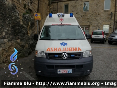 Volkswagen Transporter T5 
Repubblica di San Marino
Croce Rossa Sammarinese
Ambulanza
Allestimento Mariani Fratelli
RSM CRS20
Parole chiave: Volkswagen Transporter_T5 croce_rossa_sammarinese RSMCRS20