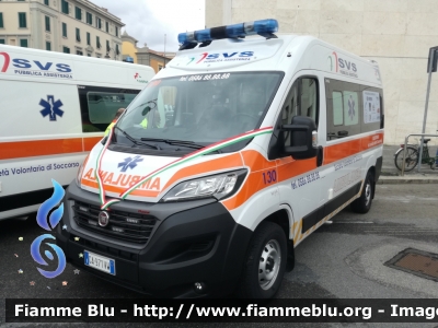 Fiat Ducato X290
Società Volontaria di Soccorso Livorno
Ambulanza
Automezzo 130
Allestimento MAF
Parole chiave: Fiat Ducato_X290 svs_livorno