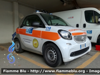 Smart Fortwo III serie
Azienda Usl Toscana Sud Est
Centrale operativa 118 Arezzo
Soccorso avanzato
Allestimento Prosperi
Parole chiave: smart fortwo_IIIserie 118_arezzo