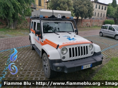 Jeep Wrangler Unlimited III serie
Azienda USL Toscana Centro
Emergenza Cantieri Grandi Opere
Ambulanza fuoristrada
Allestimento AVS
Parole chiave: Jeep Wrangler_Unlimited_IIIserie ausl_toscana_centro