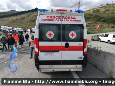 Fiat Ducato X290
Repubblica di San Marino
Croce Rossa Sammarinese
Ambulanza
Allestimento Vision
RSM CRS31
Parole chiave: Fiat Ducato_X290 RSMCRS31