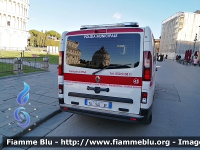 Renault Trafic IV serie
Polizia Municipale 
Comune di Pisa
Ufficio mobile
Automezzo 43
Allestimento Bertazzoni
POLIZIA LOCALE YA 946 AP
Parole chiave: Renault Trafic_IVserie POLIZIALOCALEYA946AP