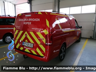 Mercedes-Benz Vito 4x4 III serie
Republika Slovenija - Repubblica Slovena
Gasilska Brigada Koper - Vigili del Fuoco Capodistria
Polisoccorso
Automezzo 2
Allestimento Rosenbauer
KP GB-002
Parole chiave: Mercedes-Benz vito_4x4_IIIserie Gasilska_brigada_koper