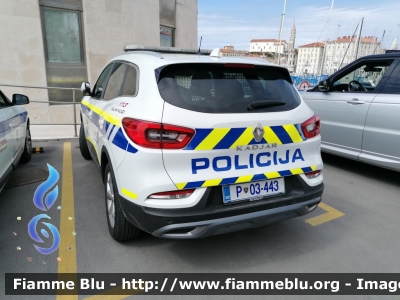 Renault Kadjar
Republika Slovenija - Repubblica Slovena
Policija - Polizia
P - 03 443
Parole chiave: Renault Kadjar policija