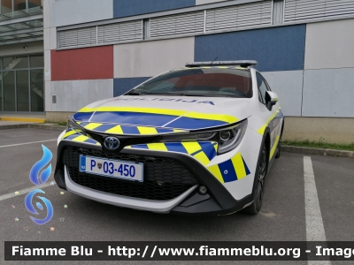 Toyota Corolla Hybrid Station Wagon XII serie
Republika Slovenija - Repubblica Slovena
Policija - Polizia
P - 03 450
Parole chiave: Toyota Corolla_Hybrid_station_wagon_XIIserie policija