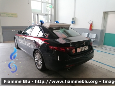 Alfa Romeo Nuova Giulia
Carabinieri
Nucleo Operativo Radiomobile
CC EE 257
Parole chiave: Alfa_Romeo Nuova_Giulia CCEE257