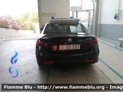 Alfa Romeo Nuova Giulia
Carabinieri
Nucleo Operativo Radiomobile
CC EE 257
Parole chiave: Alfa_Romeo Nuova_Giulia CCEE257