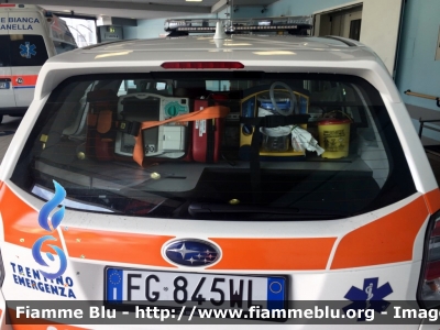 Subaru Forester VI serie
A.P.S.S. Trento
118 Trentino Emergenza
Allestita Bertazzoni
Veicolo di AREU Lombardia in valutazione tecnica presso Trentino Emergenza
Parole chiave: Subaru Forester_VIserie automedica