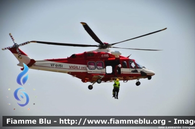 Agusta Westland AW139
Vigili del Fuoco
Servizio Aereo
Nucleo Elicotteri di Bologna
Drago VF 151
Parole chiave: Agusta-Westland AW139 VF151 Grifone_2022