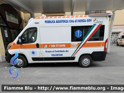 Fiat Ducato X290
Pubblica Assistenza Faenza
Allestimento Orion
Automezzo 32
