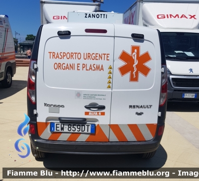 Renault Kangoo IV serie
Azienda USL della Romagna
Ambito Territoriale di Rimini
Servizio trasporto Sangue e Emoderivati
"ALFA 4"
Parole chiave: Renault Kangoo_IVserie Automedica