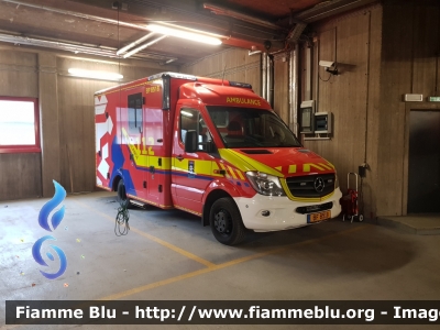 Mercedes-Benz Sprinter III serie restyle
Grand-Duché de Luxembourg - Großherzogtum Luxemburg - Grousherzogdem Lëtzebuerg - Lussemburgo 
Service Incendie et Ambulance de la Ville de Luxembourg
