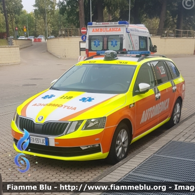 Skoda Octavia Wagon 4x4 V serie
118 Romagna Soccorso
Azienda USL della Romagna
Ambito Territoriale di Forlì
"004"
Allestita Safety Car Rimini
Parole chiave: Skoda Octavia_Wagon_4x4_Vserie Automedica