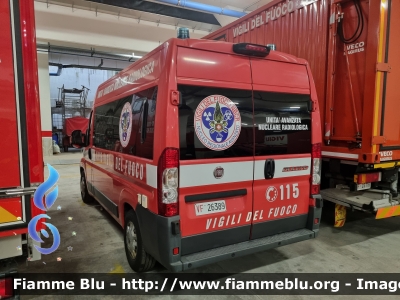 Fiat Ducato X250
Vigili del Fuoco
Comando Provinciale di Ancona
Nucleo Nucleare Batteriologico Chimico Radioattivo
Laboratorio mobile
VF 26389
