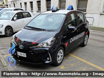 Toyota Yaris Hybrid III serie II restyle
Carabinieri
Allestimento Focaccia
CC DW 027
