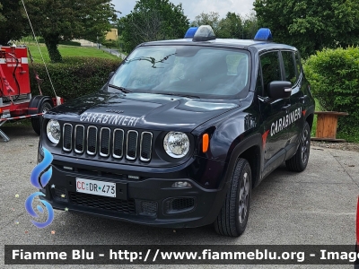 Jeep Renegade restyle
Carabinieri
Comando Carabinieri Unità per la tutela Forestale, Ambientale e Agroalimentare
CC DR 473
