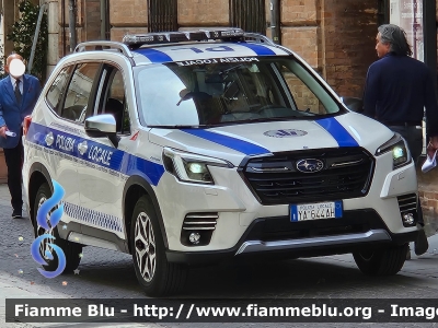 Subaru Forester E-Boxer
Polizia Municipale
Comune di Forli
Forli 07
YA 644 AH
