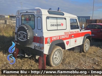 Land Rover Defender 90
Croce Rossa Italiana
Comitato Provinciale di Bologna
Delegazione di Loiano
Nucleo Cinofili
BO 40 11-55
CRI 066 ZA
