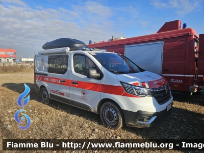 Renault Trafic
Croce Rossa Italiana
Comitato Provinciale di Bologna
Nucleo Cinofili
Allestimento Alessi-Becagli
BO 40 11-09
CRI 424 AJ
