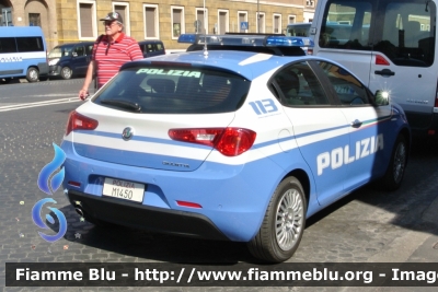 Alfa Romeo Giulietta restyle
Polizia di Stato
POLIZIA M1450
