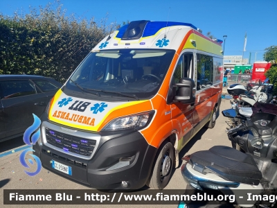 Peugeot Boxer IV serie
118 Romagna Soccorso
Azienda USL della Romagna
Ambito Ravenna
Allestita Safety Car Rimini
RMG-04
Parole chiave: Peugeot Boxer_IVserie Ambulanza