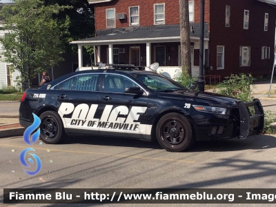 Ford Taurus
United States of America - Stati Uniti d'America
Meadville PA Police
