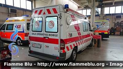 Mercedes-Benz Sprinter II serie
Croce Rossa Italiana
Comitato Provinciale di Piacenza
UCL/TLC
Carro Radio/Sala Operativa Mobile
In allestimento
Allestito Binz - Ricondizionato Vision
CRI A274D
Parole chiave: Mercedes-Benz Sprinter_IIserie CRIA274D