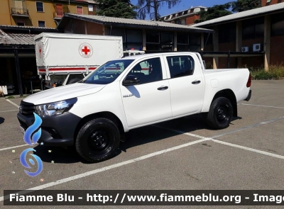 Toyota Hilux V serie 
Croce Rossa Italiana
Comitato Provinciale di Piacenza
Nucleo Protezione Civile
Veicolo donato per emergenza Covid-19 da Amazon 
CRI 859 AG
Parole chiave: Toyota Hilux_Vserie CRI859AG