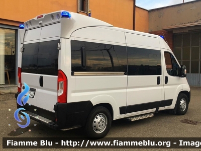 Fiat Ducato X290
Croce Rossa Italiana
Comitato Provinciale di Piacenza
Ex AREU Lombardia 
In allestimento
CRI 779 AG
Parole chiave: Fiat Ducato_X290 CRI779AG Ambulanza