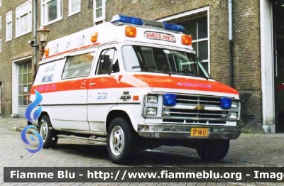 Chevrolet Chevyvan
Nederland - Paesi Bassi
Ambulances Amsterdam GG&GD
