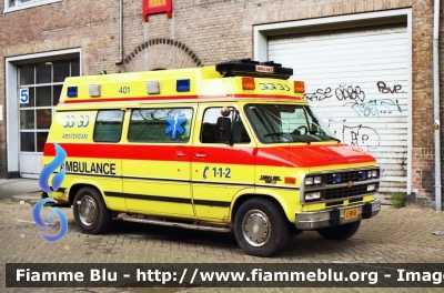 Chevrolet Chevyvan
Nederland - Paesi Bassi
Ambulances Amsterdam GG&GD
