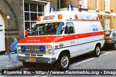 Chevrolet Chevyvan
Nederland - Paesi Bassi
Ambulances Amsterdam GG&GD
