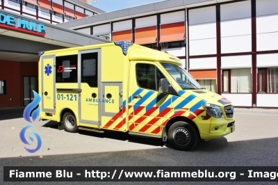 Mercedes-Benz Sprinter III serie restyle
Nederland - Paesi Bassi
Regionale Ambulance Voorziening (RAV) Region 1 Groningen
01 121
