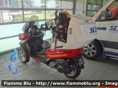 Piaggio MP3
Republic of Singapore - Republik Singapura - 新加坡共和国
SCDF Singapore Civil Defence Force
