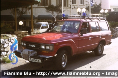 Toyota Land Cruiser 
United Kingdom - Regno Unito
Gibraltar - Gibilterra
 Gibraltar Fire Department
