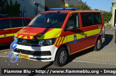 Volkswagen Transporter T6
Grand-Duché de Luxembourg - Großherzogtum Luxemburg - Grousherzogdem Lëtzebuerg - Lussemburgo 
CGDIS - Corps Grand-Ducal d'Incendie et de Secours
