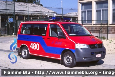 Volkswagen Transporter T5
Koninkrijk België - Royaume de Belgique - Königreich Belgien - Belgio
Sapeur Pompier - Branweer Aeroport National
