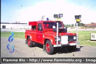 Land Rover Defender 90
Koninkrijk België - Royaume de Belgique - Königreich Belgien - Belgio
Sapeur Pompier - Branweer Aeroport National
