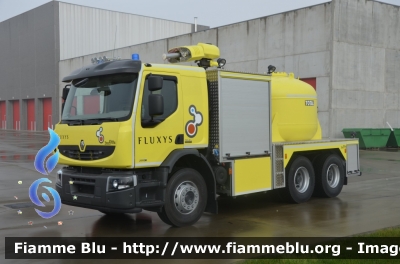 Renault Midlum II serie
Koninkrijk België - Royaume de Belgique - Königreich Belgien - Belgio
Brandweer Fluxys LNG Terminal Zeebrugge.
