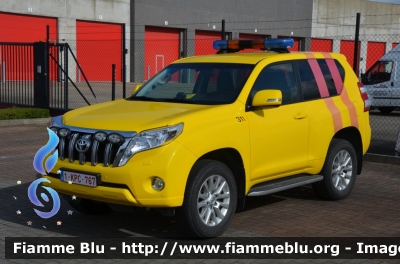 Toyota Land Cruiser 
Koninkrijk België - Royaume de Belgique - Königreich Belgien - Kingdom of Belgium - Belgio
Sapeur Pompier - Brandweer Airport Oostende - Brugge
