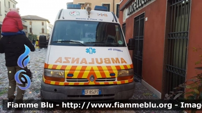 Renault Master II serie
Nucleo Volontariato di Protezione Civile Onlus Mareno di Piave (TV)
ProCiv Mareno Soccorso
Ambulanza convenzionata SUEM 118 Treviso Emergenza
Allestimento Bonfanti
"405"
Parole chiave: Renault_Master_IIserie Ambulanza