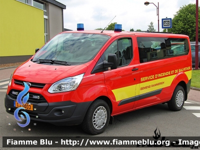 Ford Transit Custom II serie
Grand-Duché de Luxembourg - Großherzogtum Luxemburg - Grousherzogdem Lëtzebuerg - Lussemburgo
Service Incendie Rammerich
