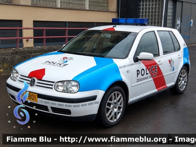 Volkswagen Golf IV
Grand-Duché de Luxembourg - Großherzogtum Luxemburg - Grousherzogdem Lëtzebuerg - Lussemburgo
Police
