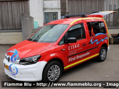 Volkswagen Caddy III serie
Grand-Duché de Luxembourg - Großherzogtum Luxemburg - Grousherzogdem Lëtzebuerg - Lussemburgo 
CISRO Service Incendie Roeserbann
