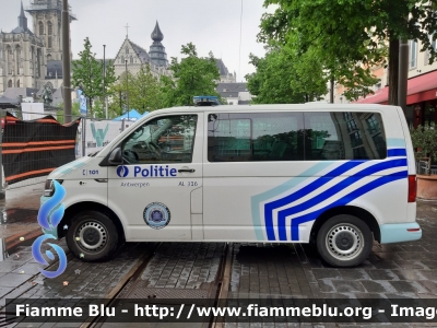 Volkswagen Transporter T6
Koninkrijk België - Royaume de Belgique - Königreich Belgien - Belgio
Politie Antwerpen - Polizia locale di Anversa

