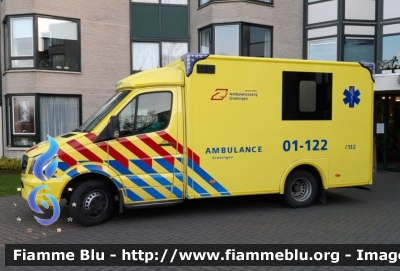 Mercedes-Benz Sprinter III serie restyle
Nederland - Paesi Bassi
Regionale Ambulance Voorziening (RAV) Region 1 Groningen
01 122
Parole chiave: Mercedes-Benz Sprinter_IIIserie_Restyle Ambulanza Ambulance