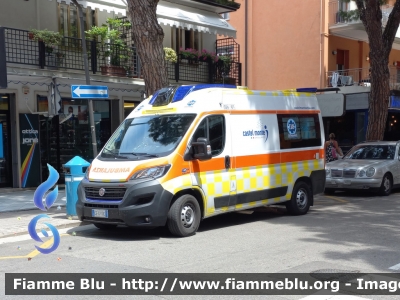 Fiat Ducato X290 
Cooperativa sociale Castel Monte Onlus
Ambulanza convenzionata
SUEM 118 Venezia Emergenza
Ospedale di Jesolo (VE)
"026" "INDIA 1"
Allestimento Orion 
Parole chiave: Fiat Ducato_X290 Ambulanza